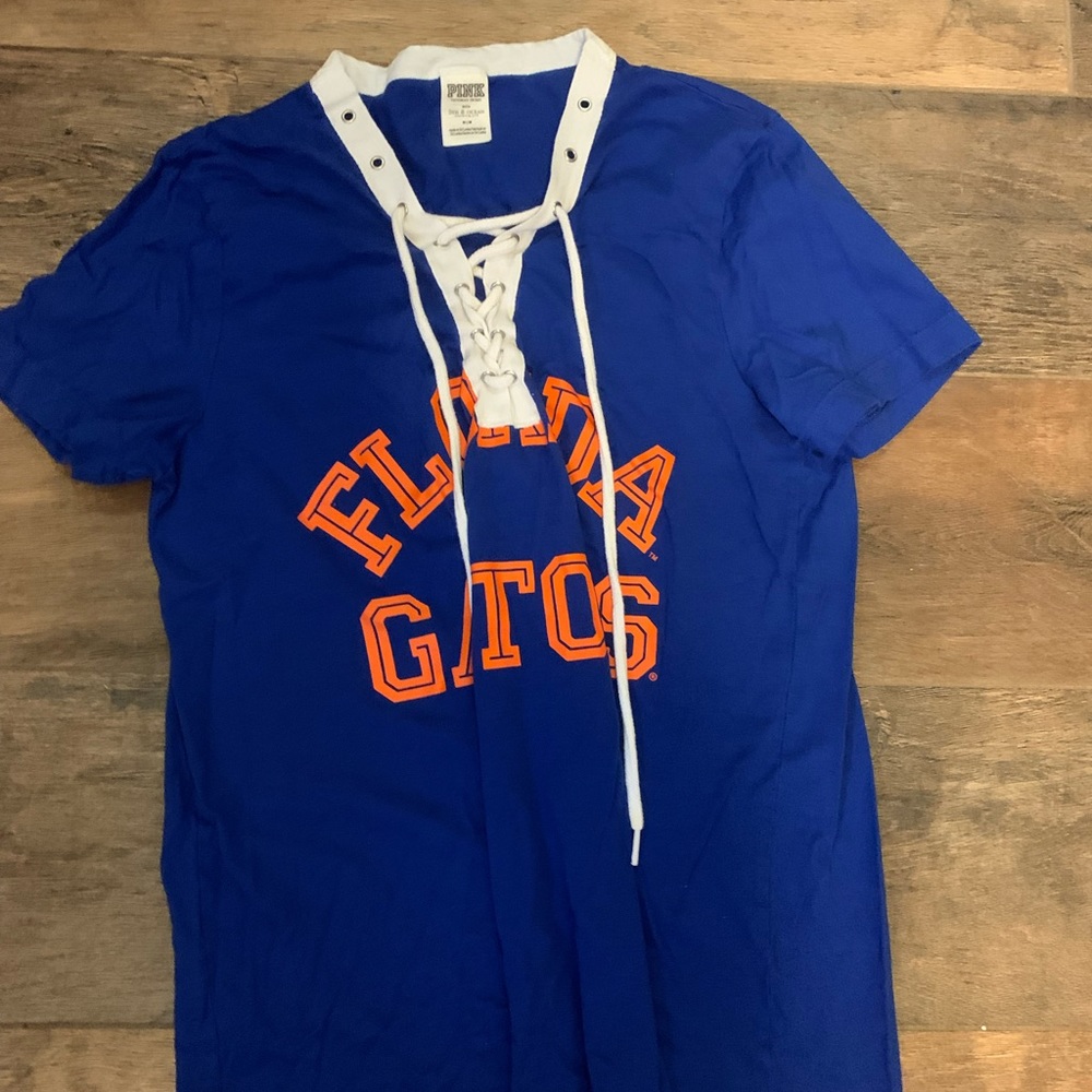 Florida gator pink shirt